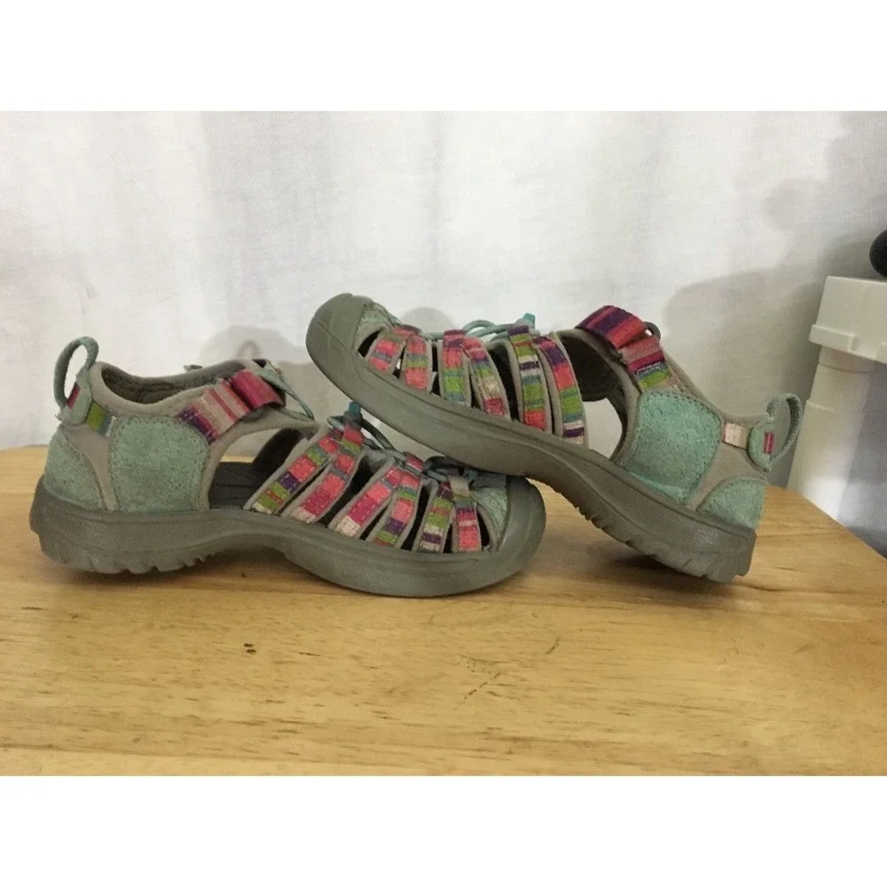 KEEN Sandals Girls Size 13C‎ Multicolored Walking Hiking A1